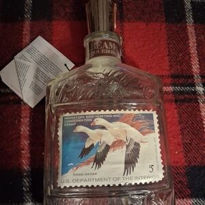 Jim Beam Bourbon Decanter with Duck Stamp